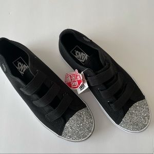 Vans kids strap shoes